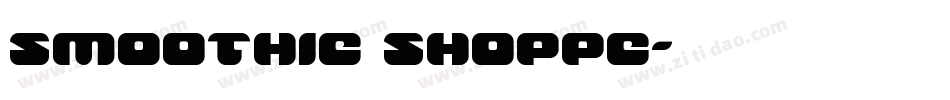 Smoothie Shoppe字体转换